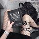 Nhật Bản da đùi nhẫn nữ kim loại đinh tán đùi chuỗi punk rock gió đùi vòng trang sức garter nữ nịt tất bắp chân Nịt Tất