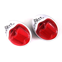 Electric car accessories electric car red plastic reflective taillight rear reflector clay plate lamp mud tile reflector light