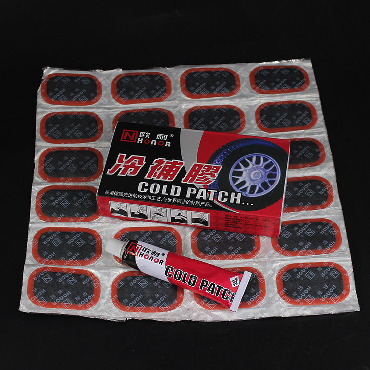 Euroresistant Cold Tonic Negatives Mountain Bike Inner Tube Retire Sheet Sticking Sheet Air Leakage Repair Repair Tire Glue Sheet