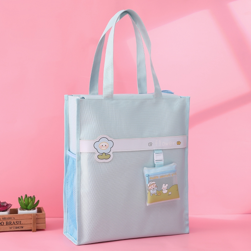 File Bag Fabric Remedy Bag Elementary School Student Remedy Handbag Student Carrying Book Bag Canvas Bag Remedy School Bag Material Storage Bag Children's Art Bag Remedy School Bag Remedy School Bag