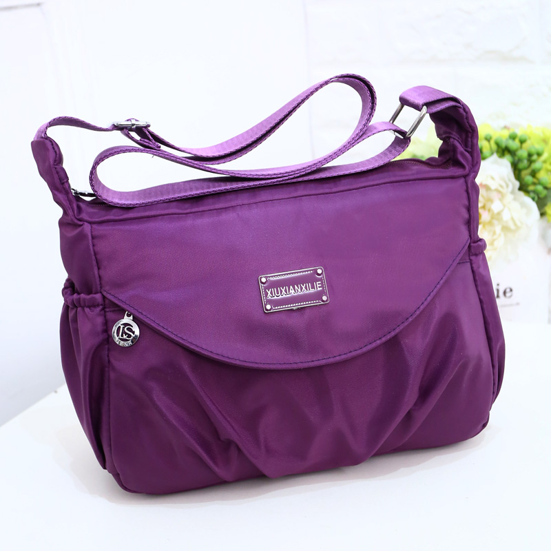 Korean version of the new waterproof nylon bag women's bag shoulder messenger bag cloth bag ladies fashion canvas bag Oxford cloth