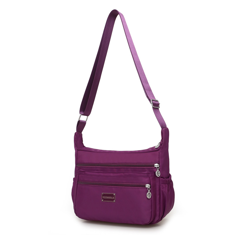 Korean version of the new 100 Lap Waterproof Nylon Bag Woman Bag Single Shoulder Slanted Satchel Bag Lady Casual Sap Bag Oxford Cloth