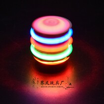 Upgrade boy imitation wood gyro toy colorful luminous music rotating gyro children Electric balance stall toy