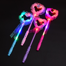 Douyin new childrens luminous fairy stick Princess Magic wand sweep code small gift luminous Toy Factory Direct