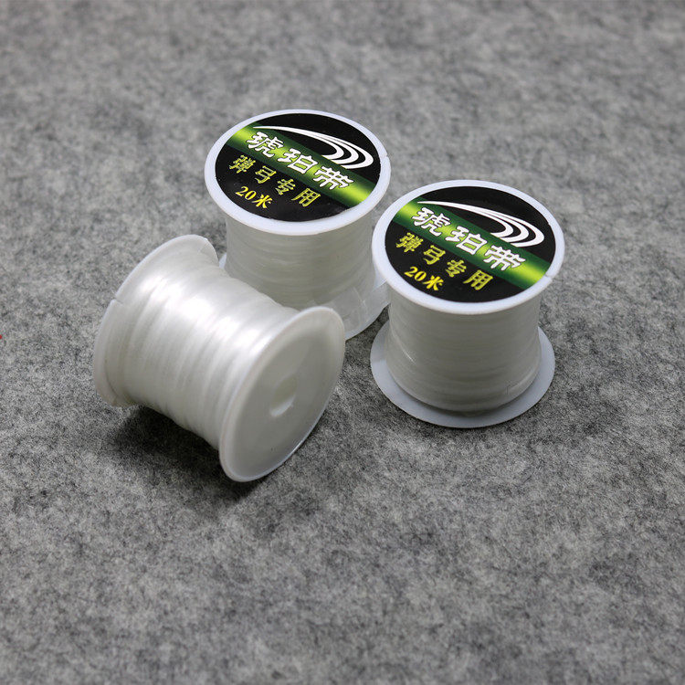 Do not hurt the rubber band slingshot tendons Rubber band group strap Amber band leather pocket tendons Flat band Crystal band tendons