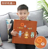 Робот, с вышивкой, 3D