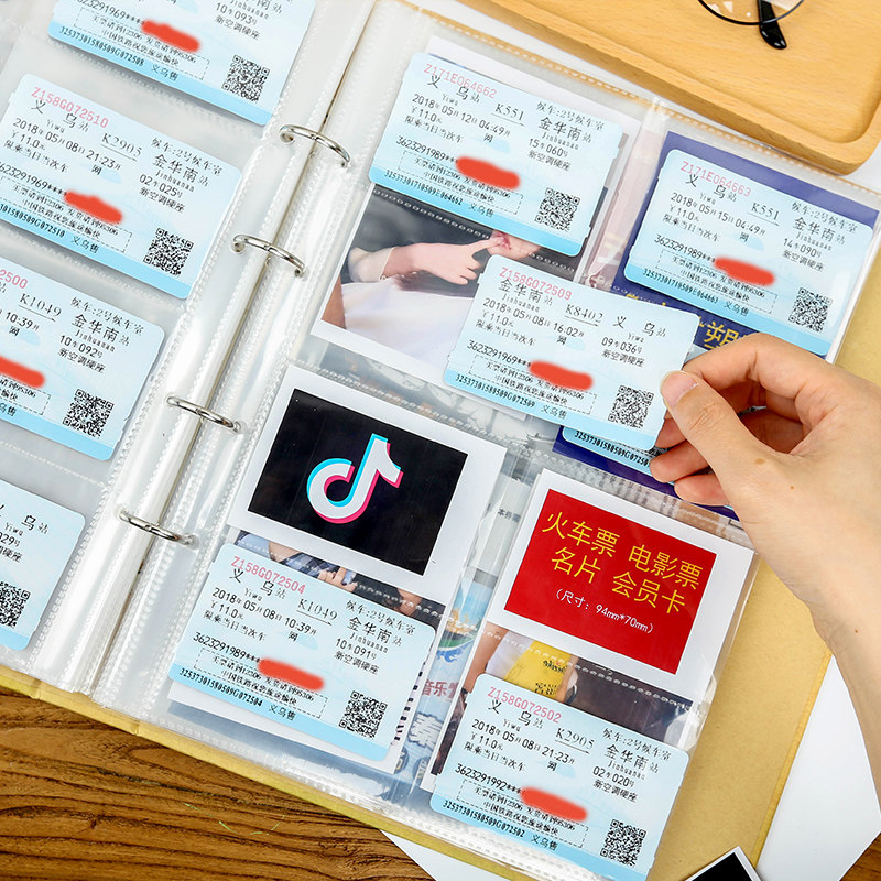 Train Movie Tickets Collection Travel Tickets Attractions Collection Tickets Root Collection This commemorative album ticket folder