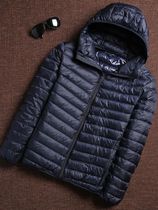 Spring Autumn Fashion Brand Ultra Light Duck Down Jacket Men