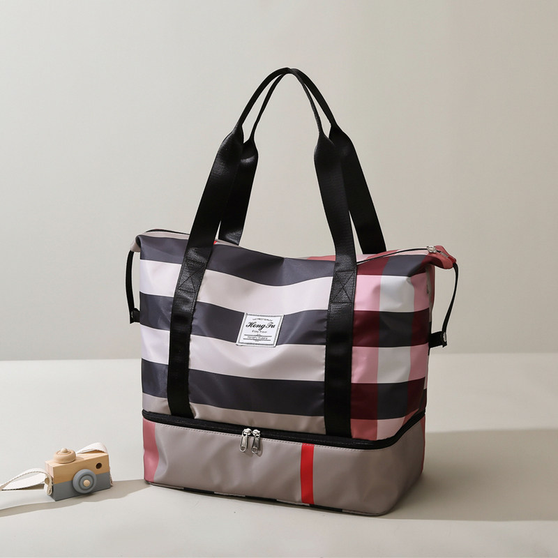 Hand Luggage Bag Woman Light Large Capacity Short Fashion Travel Tourist Cashier Bags Clothes Able To Cover Pull-Lever Box