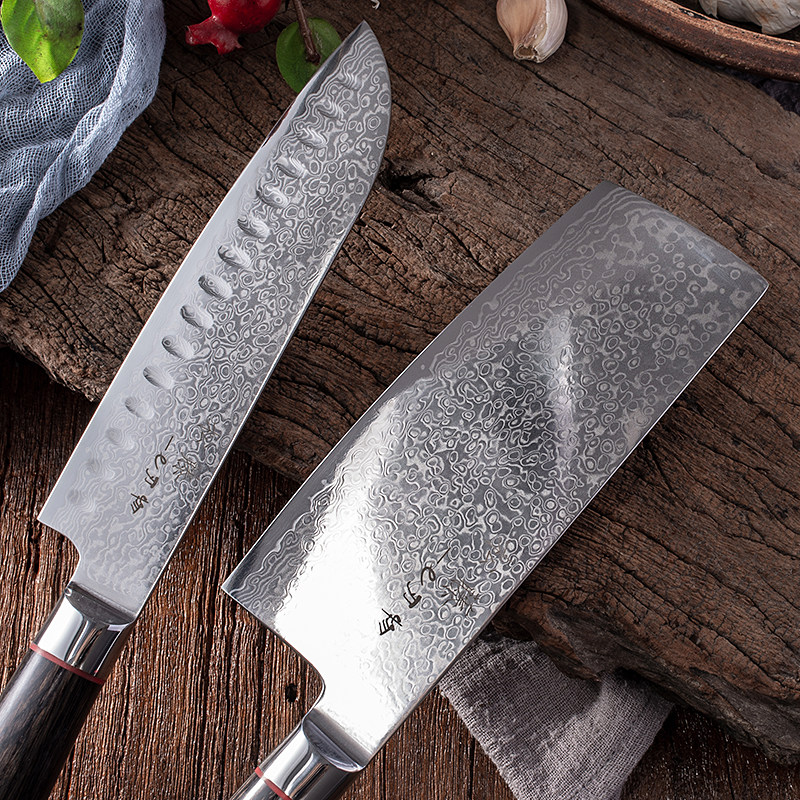 Дефектных изделий 67 большой этаж MASCUS VG10 Сталь шеф-повар нож импорт AUS японский Готовить закрыты Лезвие 