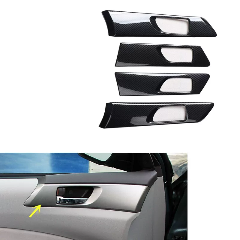 Применимый 08-12 Спару Форест карбоновые волокна узор внутри модифицированная центральная консоль рама гребной скольз patch
