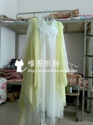 FIG Meow 120D voan vải vải rắn Hanfu Georgette vải mà không cần vỏ đồng bằng váy được trang trí đám cưới - Vải vải tự làm vải thun borip