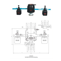 YOY Yongyi safety valve GA44H-16 25 40 64C double lever safety valve DN80