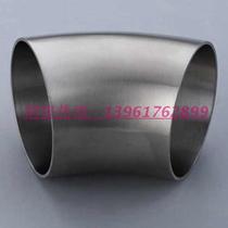 Cheap 304 316L sanitary stainless steel food grade 45 degrees welded elbow 19 25 32 38-325