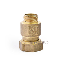 Internal and external thread vertical live connection all copper check valve DN15 DN20