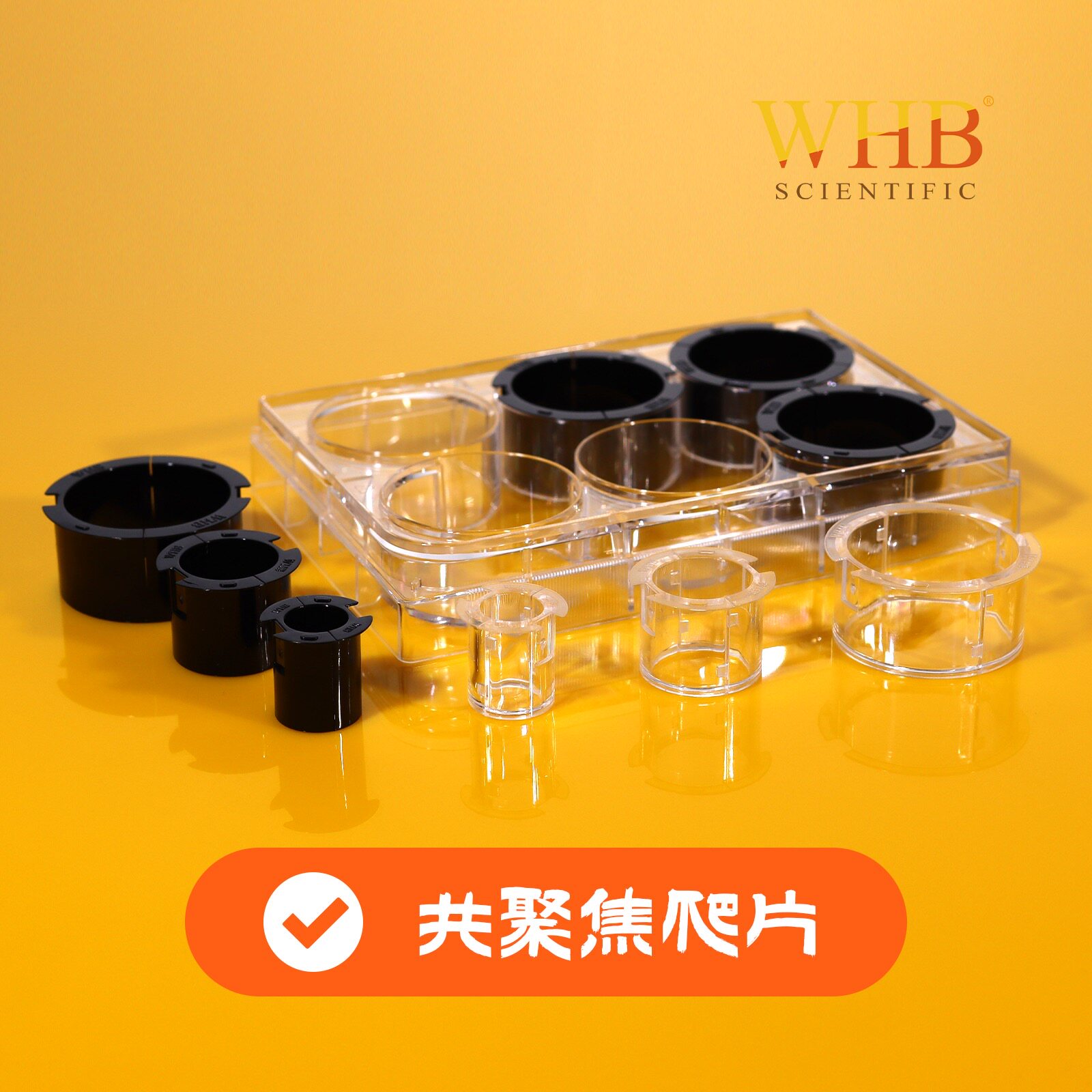WHB热销细胞培养皿TC处理 透明35mm60mm100mm150mm细胞培养皿灭菌