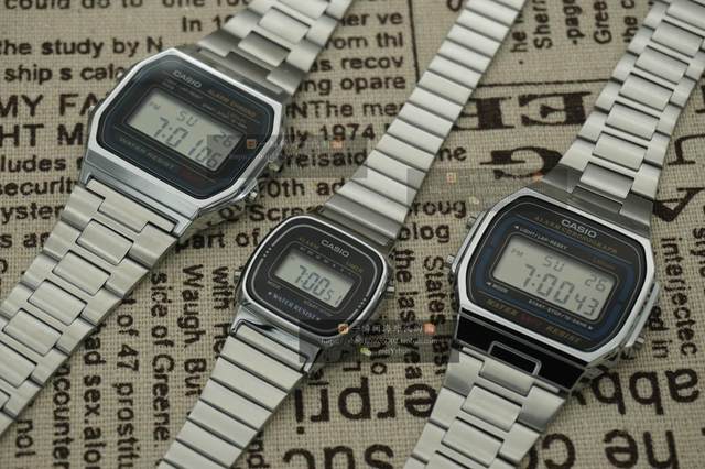 casio a158 silver