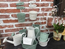 Fall in love with the garden early summer new products) garden groceries zakka wind iron small barrel series