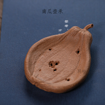 Yixing Purple Sand bionic pumpkin pot bearing old tea ceremony ornaments accessories Tea pet