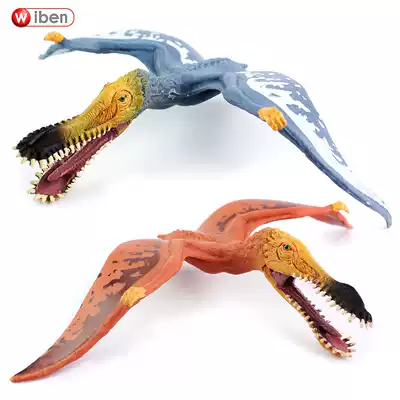 Hot sale simulation solid Jurassic dinosaur model ancient magic pterosaur plastic animal model boy toy gift