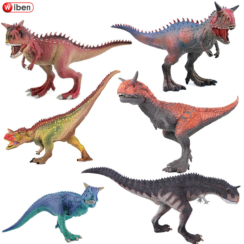 New Jurassic Imitation Dinosaur Cow Dragon Model Set Solid Plastic Animal Kids Home Toy Boy