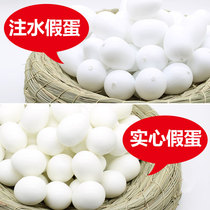 Yixiang carrier pigeon supplies water injection fake egg pigeon tools wholesale solid plastic pigeon eggs Solid fake pigeon eggs utensils