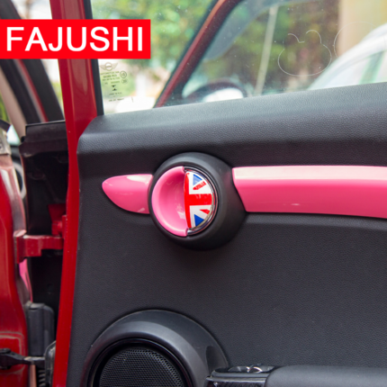BMW Mini mini cooper R56 R55 R60 R60 door internal handle stickers 3D drop adhesive decorations