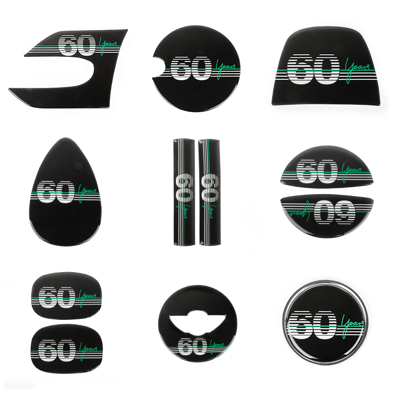 Suitable for BMWmini mini cooper 60th anniversary edition F55F56 interior modification decoration glue patch