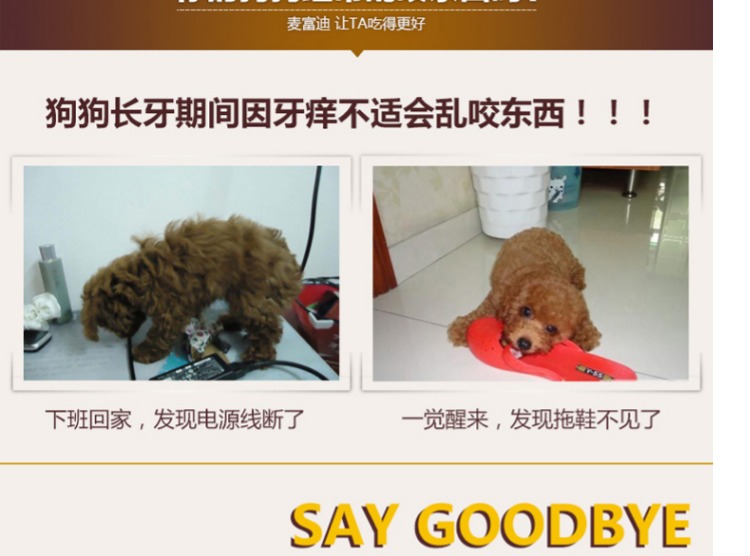 Mai Fudi miệng rõ chó chó răng hàm nhai nhai xương răng ngoài việc bị hôi miệng chó con Teddy huấn luyện thú cưng ăn vặt thức ăn cho chó zenith