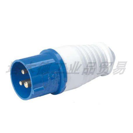 工业插头 连接器3芯4芯5芯防水防爆220v三相电380v 航空插头