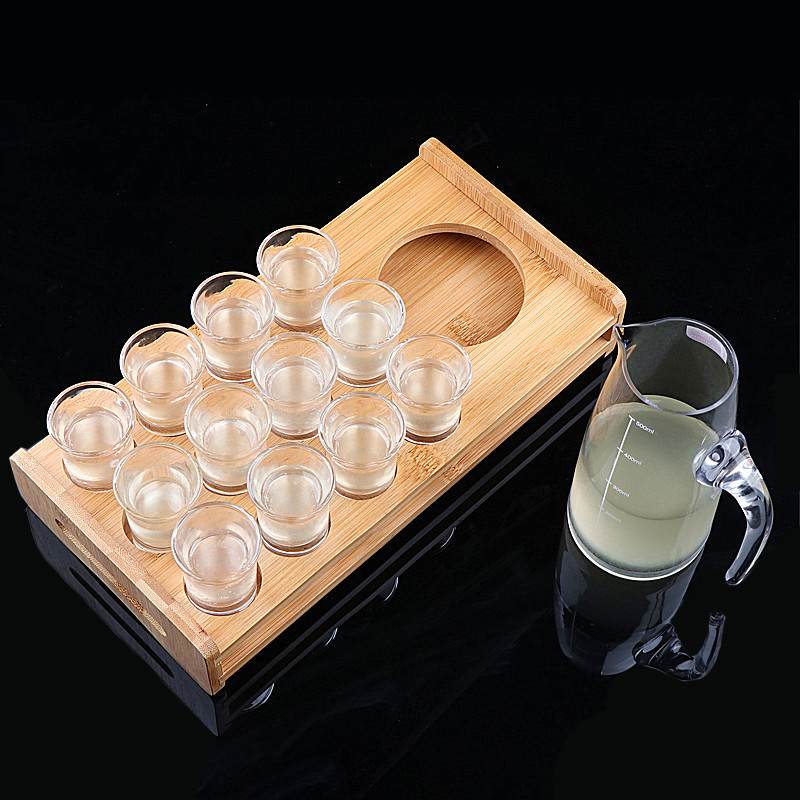 13-hole white wine glass, bullet cup set, one cup, one cup, glass glass, wine dispenser, KTV wine