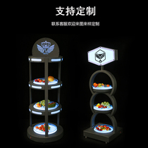 Bar KTV three-layer luminous fruit plate multi-layer creative snacks snack fruit platter special LED shelf can be customized