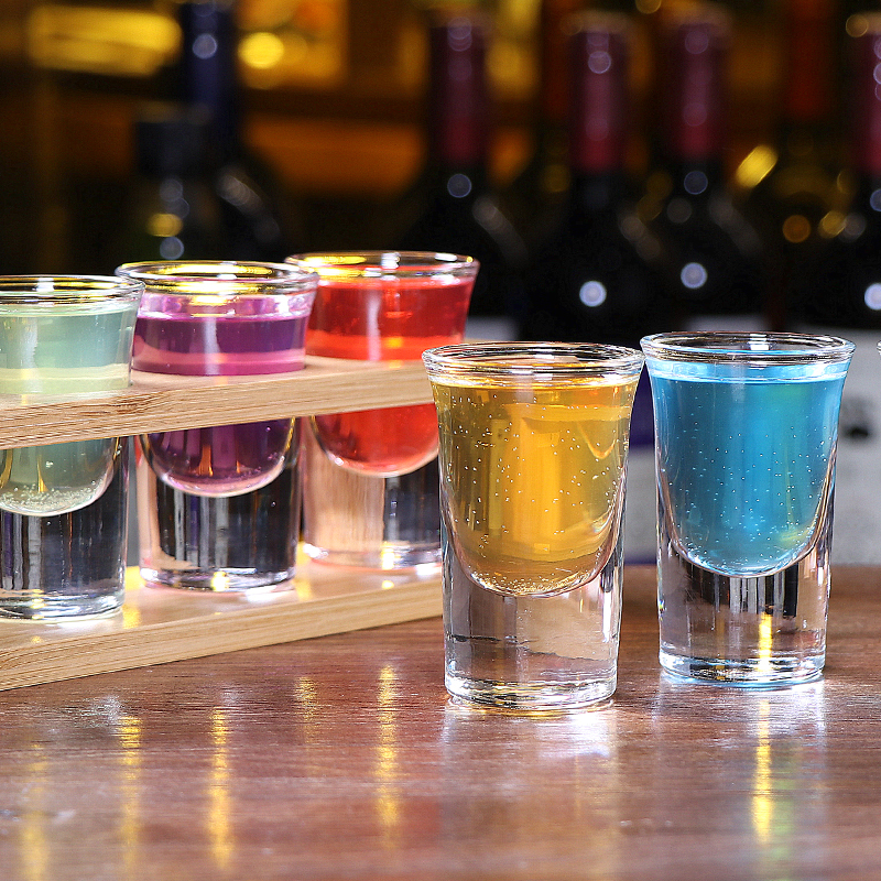 Unleaded bullet Cup white glass set swallow cocktail wine glass