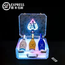 Bar VIP VIP frozen Dragon spice wine box glowing Cup KTV custom wine box champagne box