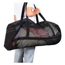 Spot Large Mesh Dive Bag Mesh Duffel Bag Beach Bag Dive Duffel Bag with Zipper Pocket Travel