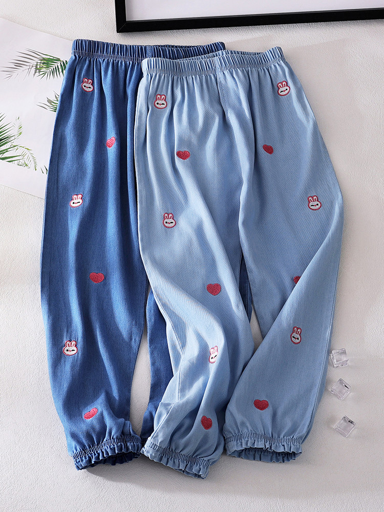 Летние тонкие детские штаны, джинсы, средство от комаров, свободный крой, детская одежда Wei future 