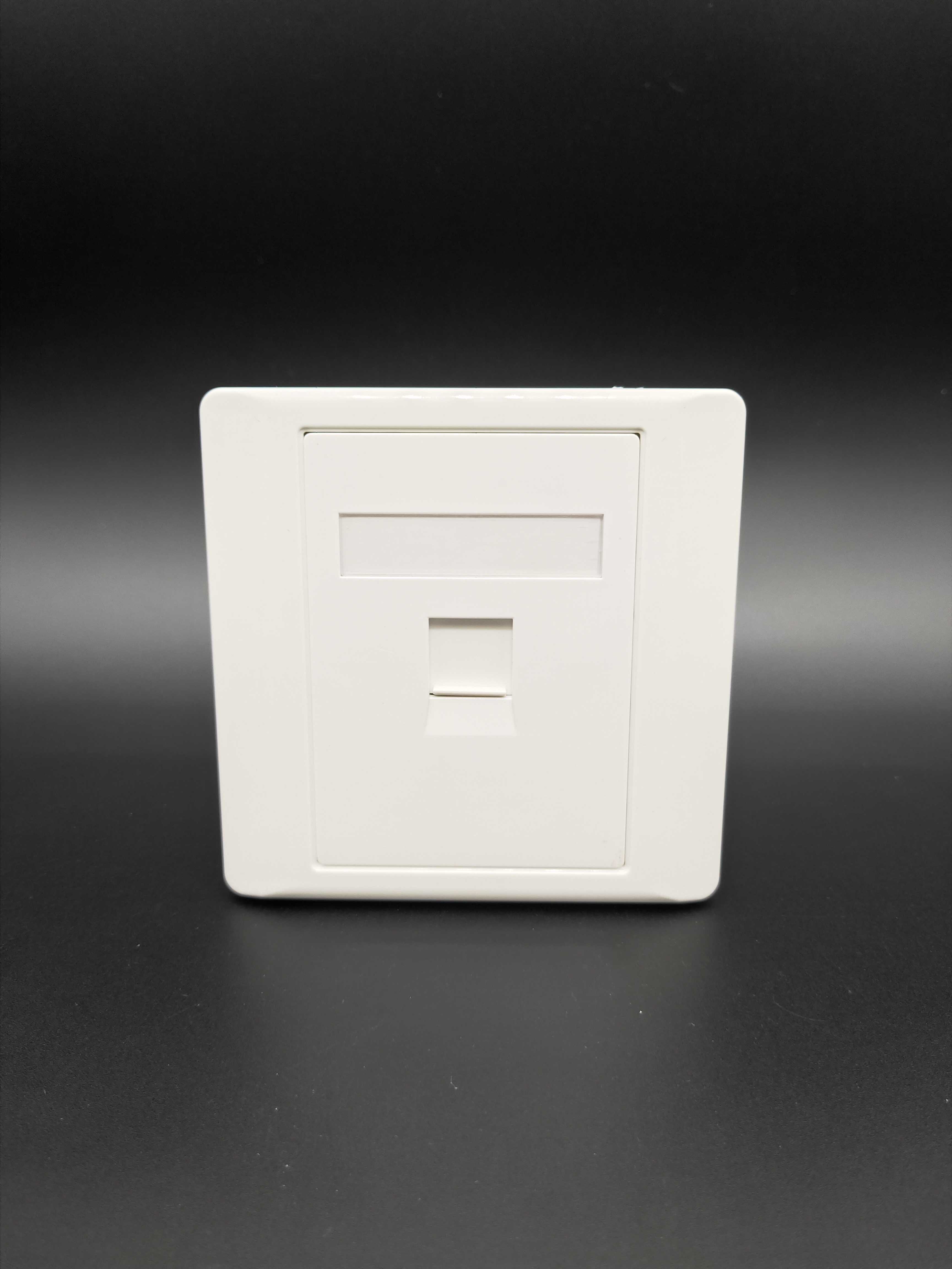 Single-port free-to-play network line socket panel 1-bit computer socket 1-port network panel 86-type network module MDDG