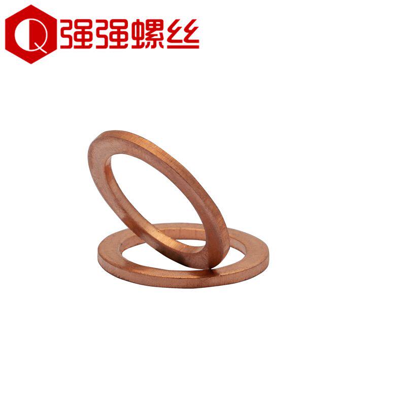 Copper gasket gasket Pure copper sealing flat gasket M5M6M8M10M12M13M14M16M17M18M20-M36