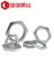 GB808 galvanized fine tooth thin nut iron hexagonal flat nut lighting nut M8*1M10x1M12*1.25-M24