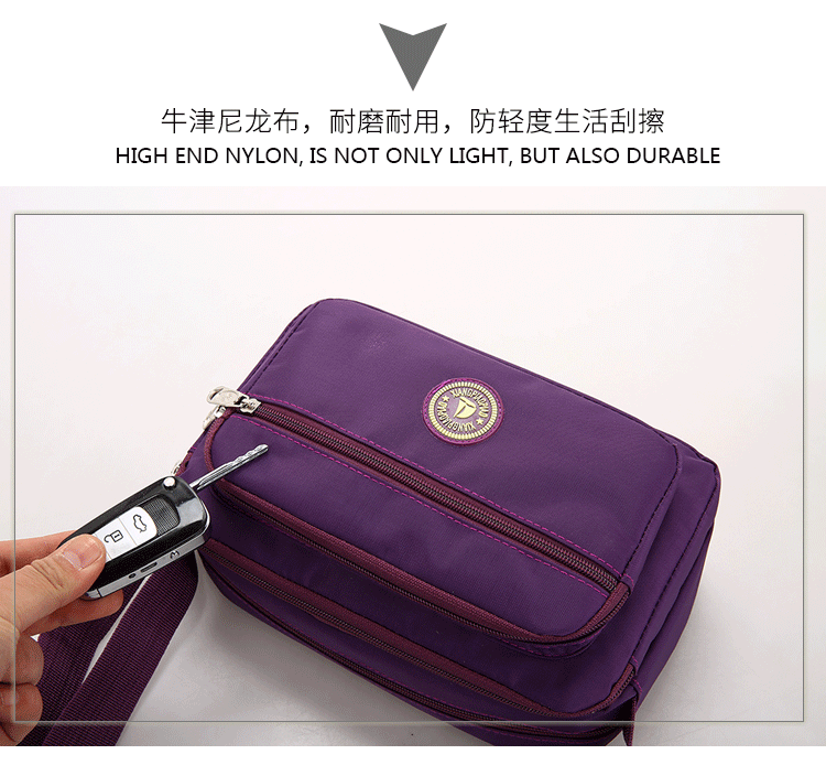 Túi xách nữ trung niên mới túi nylon vải oxford túi thời trang vai đơn cặp laptop