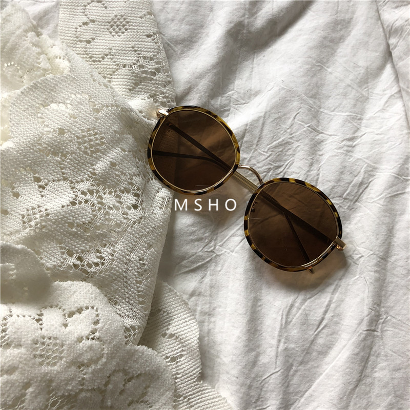 ooahz big face nemesis ~ concave shape super ABAO WEN sunglasses small round frame female ins round face sunglasses