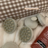 Мягкий силиконовый массажер, шампунь для кожи головы, расческа