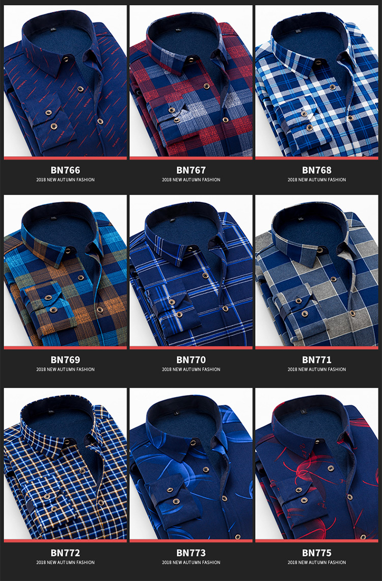 Áo ấm nam cộng với nhung dày mùa đông cơ sở đồ lót cha trung niên cộng với quần áo mùa thu cotton cộng với phân bón XL quần áo nam