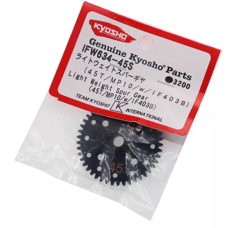 Kyosho 1:8 Off-Road Remote Control Car Mp9/Mp10 Accessories Light Gear 45T/If403B Ifw634-45S Kyosho 1:8 Off-Road Remote Control Car Mp9/Mp10 Accessories Light Gear 45T/If403B Ifw634-45S
