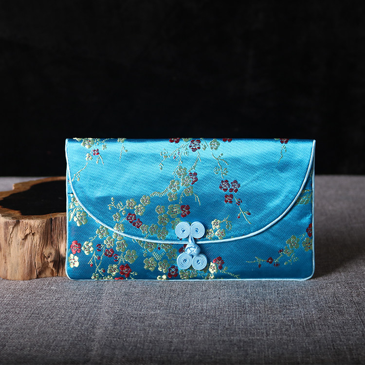 China Wind Featured Business Gifts China Wind Fine Brocade Three Kits Wallet Paper Towels Bag Zero Wallet