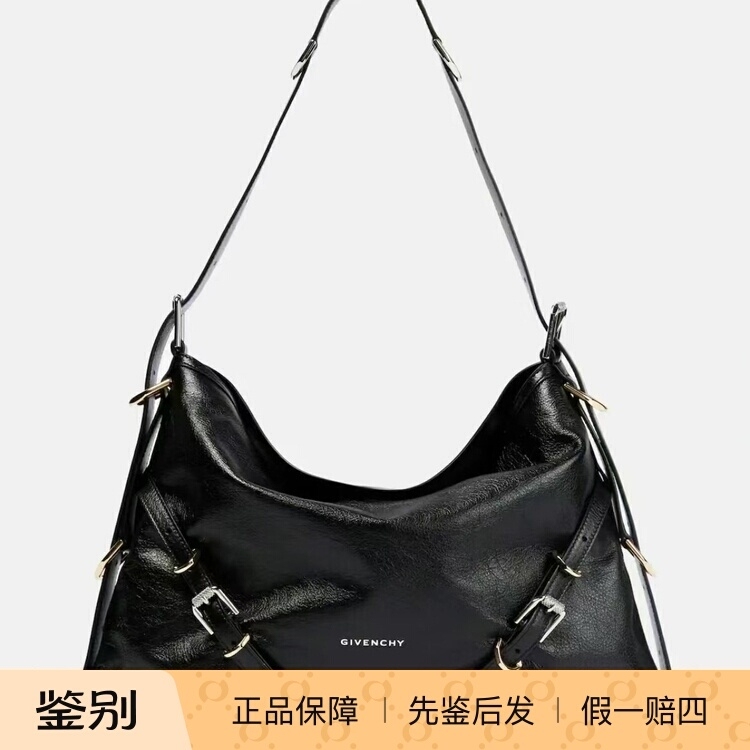 Givenchy Voyou Underarm Hobo Adjustable Shoulder Strap Cow Leather Handbag Shoulder Bag Givenchy Voyou Underarm Hobo Adjustable Shoulder Strap Cow Leather Handbag Shoulder Bag