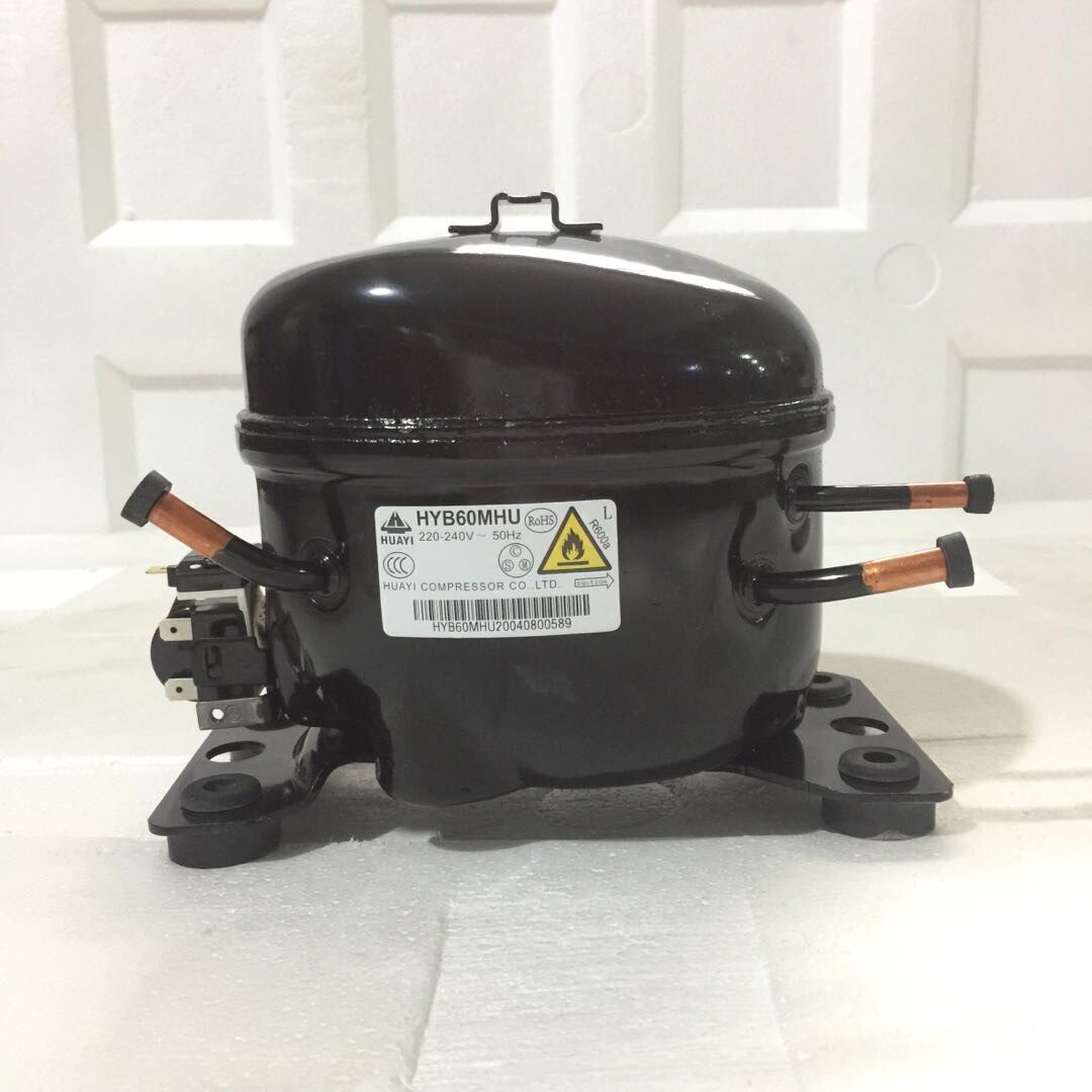 Huayi refrigerator freezer compressor HYS60MSU HYE60MDU R600a Refrigerant