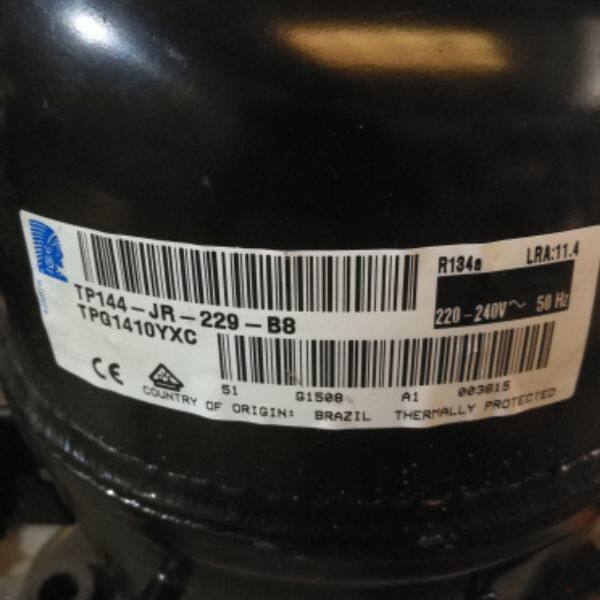 Brand new Taikang TPG1410YXC refrigerator compressor R134a TP144-JR-229-b8