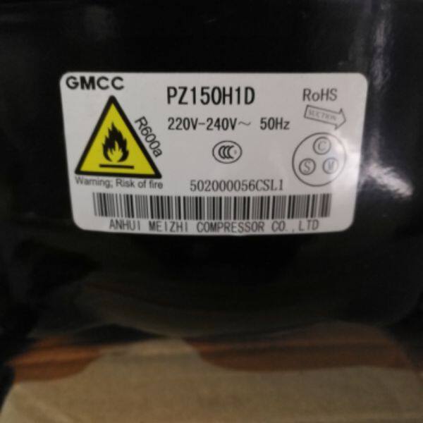 Midea refrigerator compressor PZ150H1D Midea compressor R600a