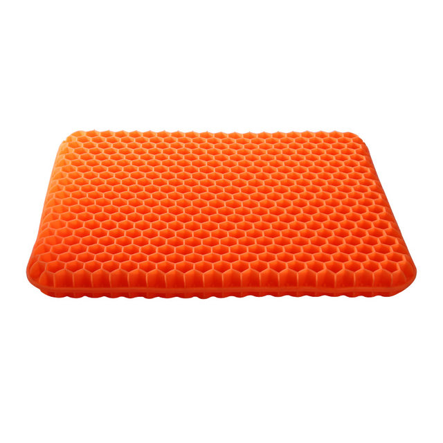 ແທ້ຈິງແລ້ວຍີ່ປຸ່ນ Honeycomb gel cushion jelly office sedentary seat cushion chair cushion butt cushion car use enlarged and thickened